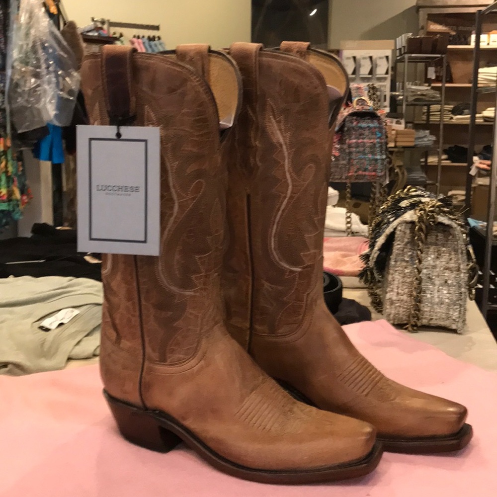 NWT and Box Lucchese Western Boots